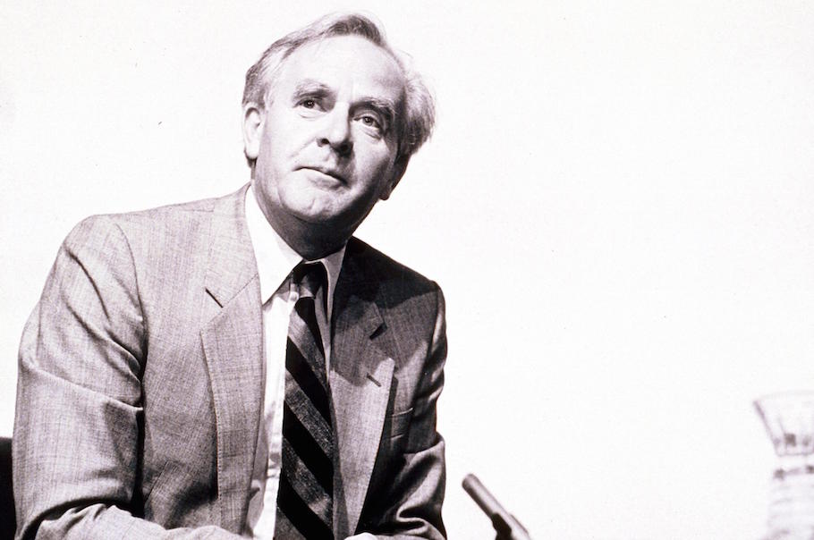 John le Carre in 1982. Photo by Sten M Rosenlund/REX/Shutterstock.