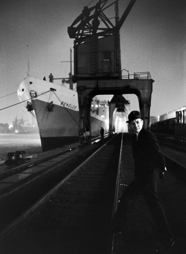 John le Carre, down at the docks. Photo by Ralph Crane/The LIFE Picture Collection/Getty Images.