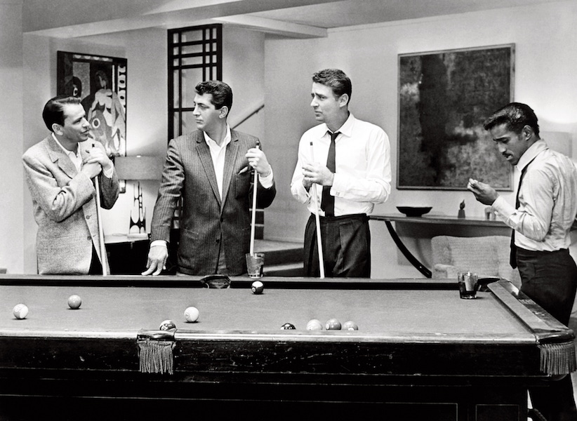 Frank Sinatra, Dean Martin, Peter Lawford and Sammy Davis Jr. in Ocean's Eleven, 1960.