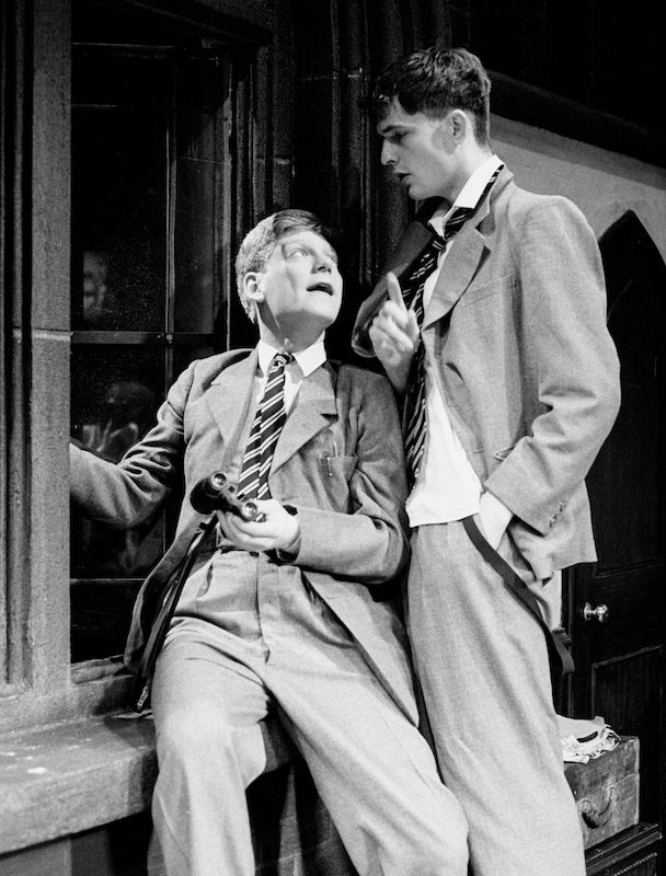 Rupert Everett and Kenneth Branagh in Another Country at the Queens Theatre, London, 1982. Photo by Alastair Muir/REX/Shutterstock.