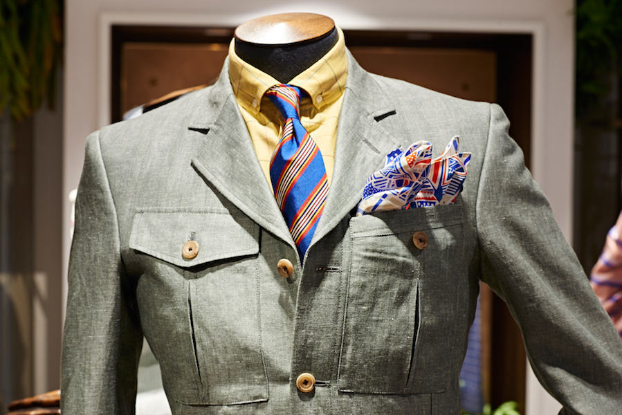 Turnbull & Asser's Spring/Summer 2016 siren suit.