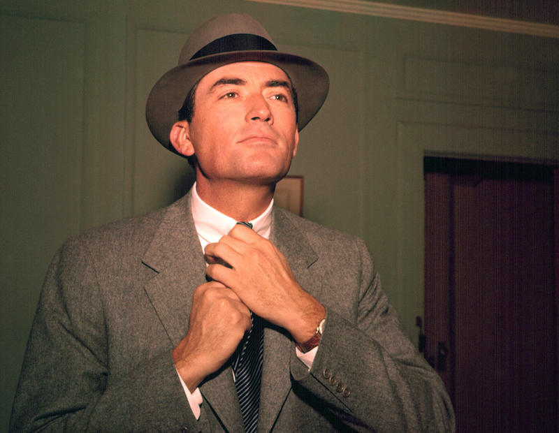 Gregory Peck in The Man in the Gray Flannel Suit, 1956. TM and Copyright © 20th Century Fox Film Corp. Photo by Alamy.