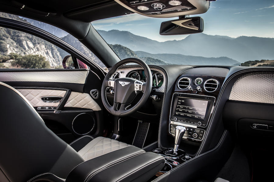 Typically lavish, Bentley’s interiors are some of the most opulent available on the market.