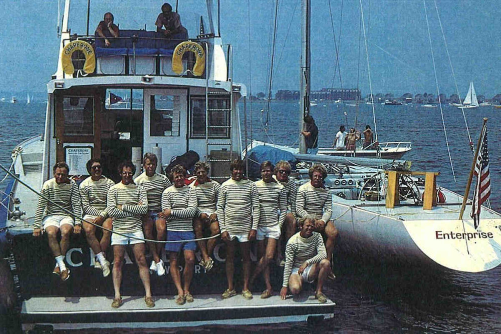 The Rake, Breton Stripes, 1977 America's Cup