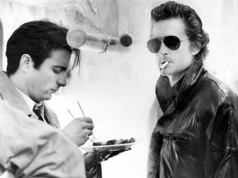 Andy Garcia and Michael Douglas in Black Rain, 1989. Photo by Alamy ©Paramount/courtesy Everett Collection.