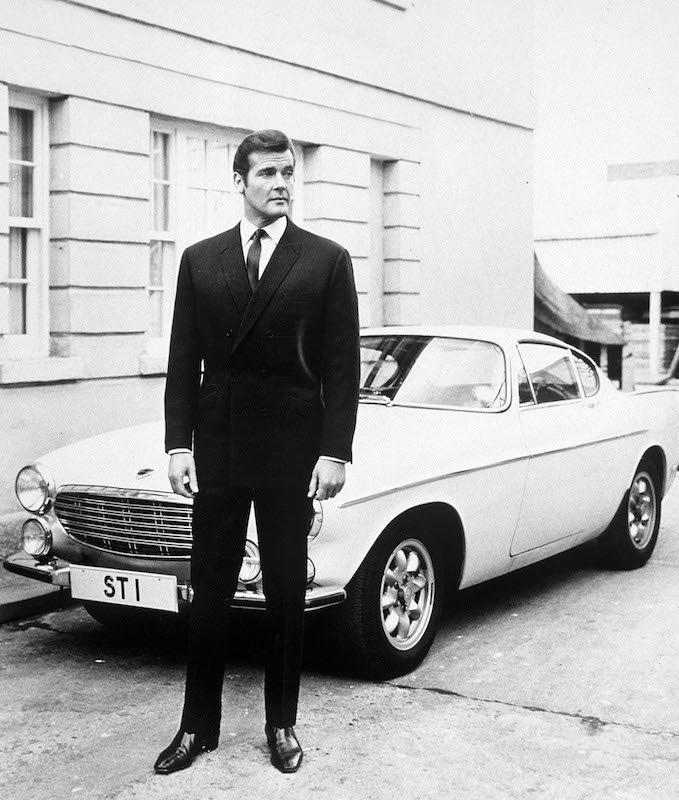 Roger Moore in The Saint, circa 1966. Photo by REX/Shutterstock.