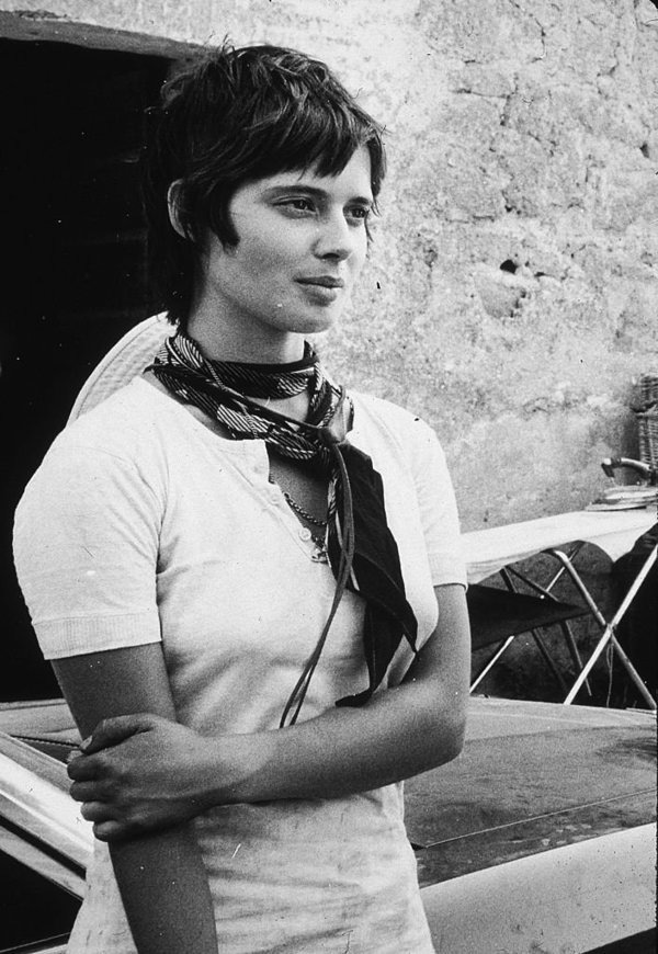 Isabella Rossellini age 19, in Rome on the set of her father, director Roberto Rossellini's film, 'Blaise Pascal', 1971. Photo by Getty Images/Getty Images.
