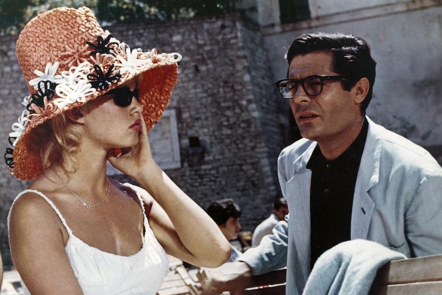 Brigitte Bardot and Marcello Mastroianni in A Very Private Affair, 1961. Photo by ScreenProd/Photononstop/Alamy Stock.