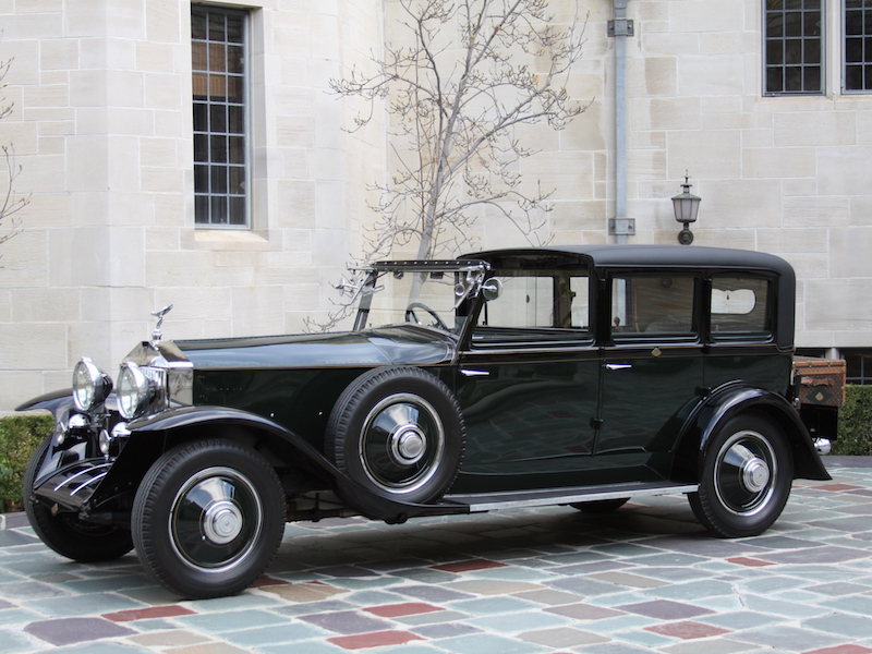 The Phantom’s coachwork was executed by Hooper in a colour known as Brewster Green.