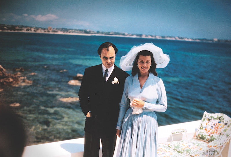 Prince Aly Khan and Rita Hayworth’s wedding reception at the Chateau De L’Horizon in Cannes, 1949. Image by © Bettmann/CORBIS