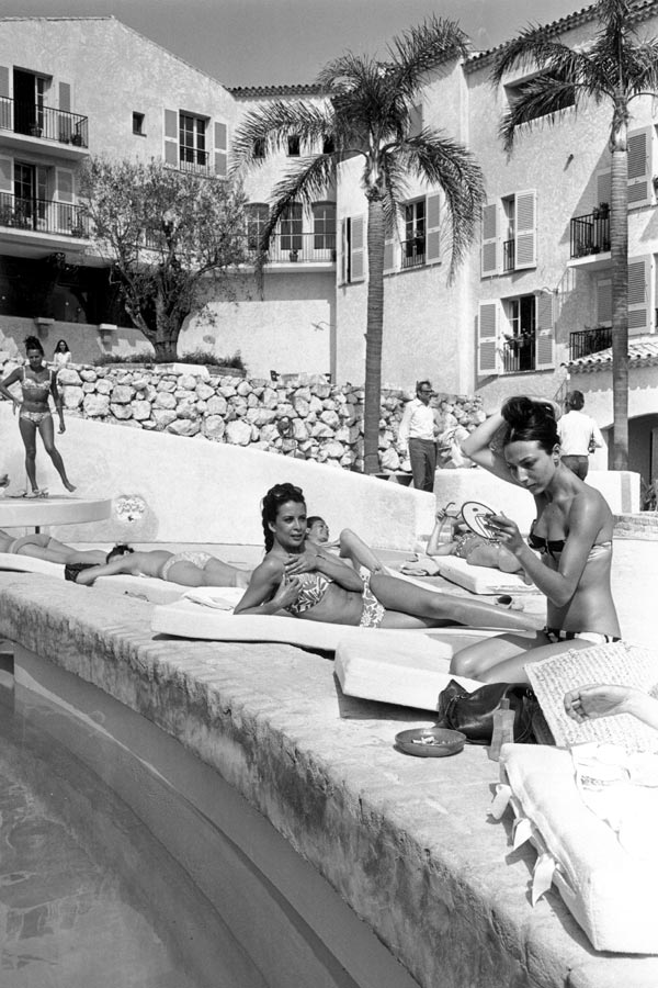 Guests at Hotel Byblos in 1967, the year the establishment opened.