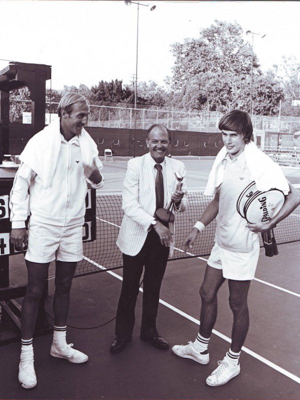 Stan Smith, Jim Tyler and Eric Van Dillon in 1972.