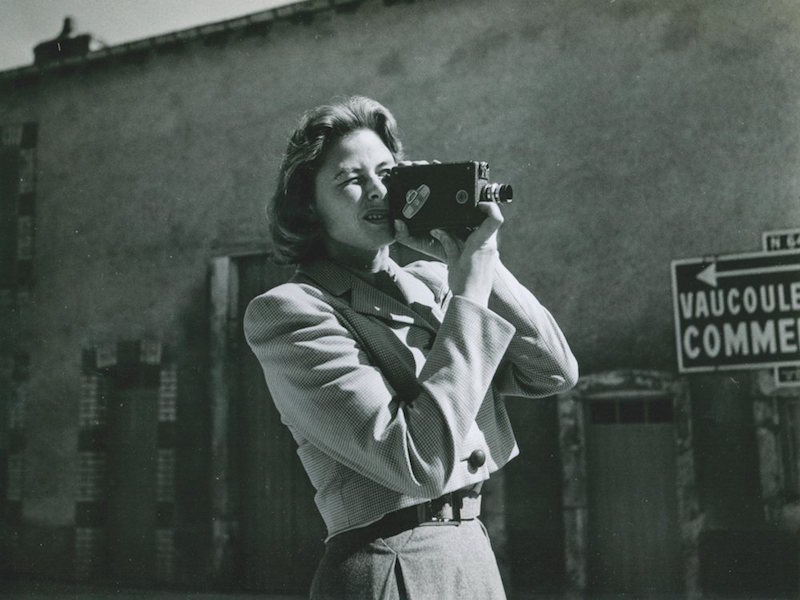 The actress behind the camera in France during the late 1940s. She later directed scenes in We, The Women, 1953.