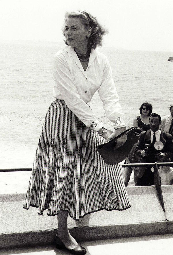 Ingrid Bergman at Cannes Film Festival, 1970. Photo by Bob Hawkins/Kobal/REX/Shutterstock.