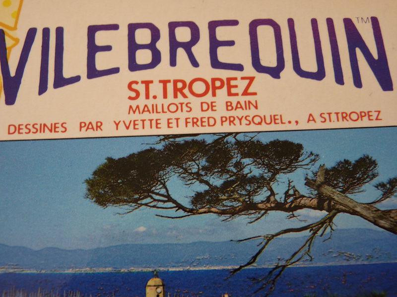 A vintage marketing campaign for Vilebrequin.