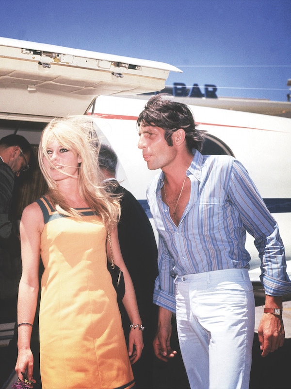 The couple arriving in Las Vegas, where they would get married, in 1966.