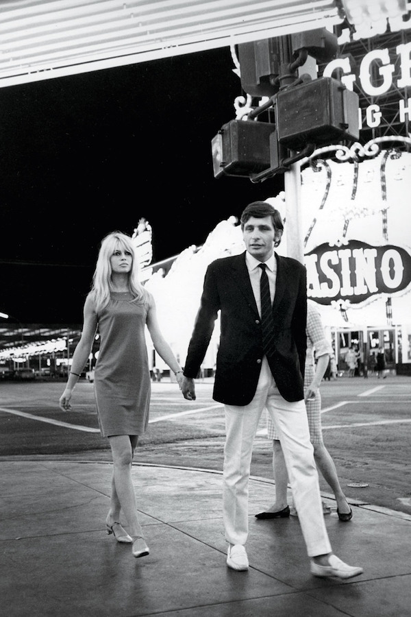 Bardot and Sachs following their wedding in Las Vegas, 1966.