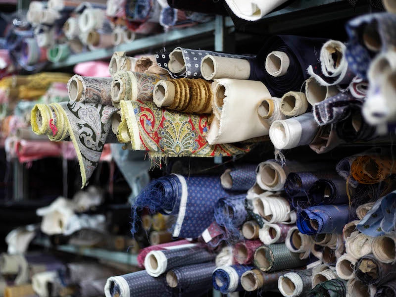 Calabrese 1924 is renowned for its decorative fabrics. Photo by Stéphane Butticé.