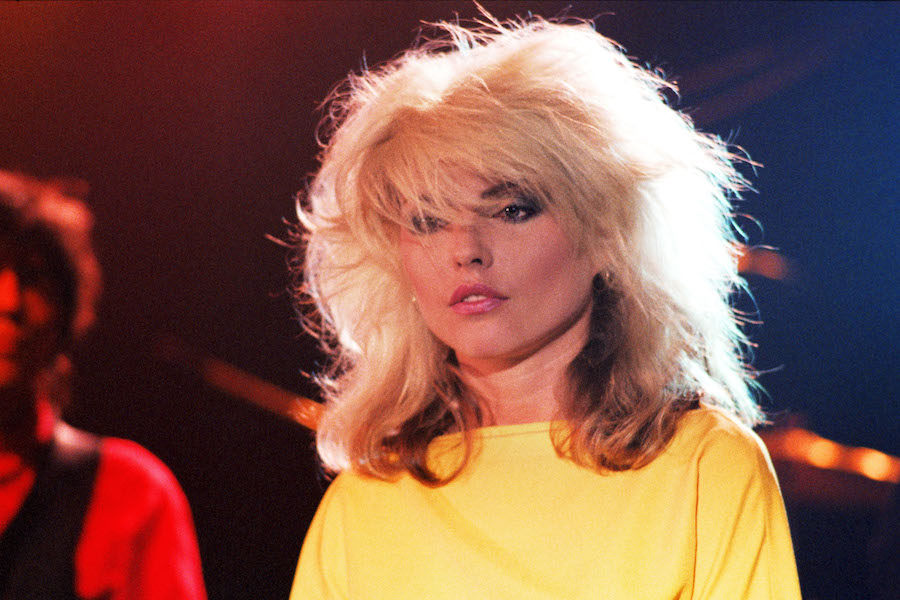 Debbie Harry on stage in 1978. Photo by John Henshall/Alamy Stock Photo.