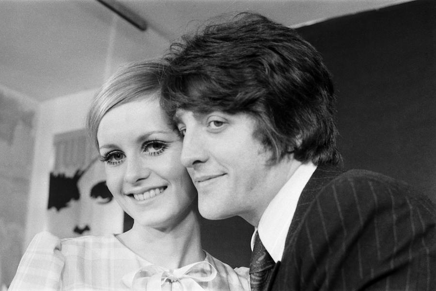 Twiggy and Justin pictured at the launch of her new collection, The Twiggy Look Collection, 1967. Photo by Trinity Mirror/Mirrorpix/Alamy Stock Photo.