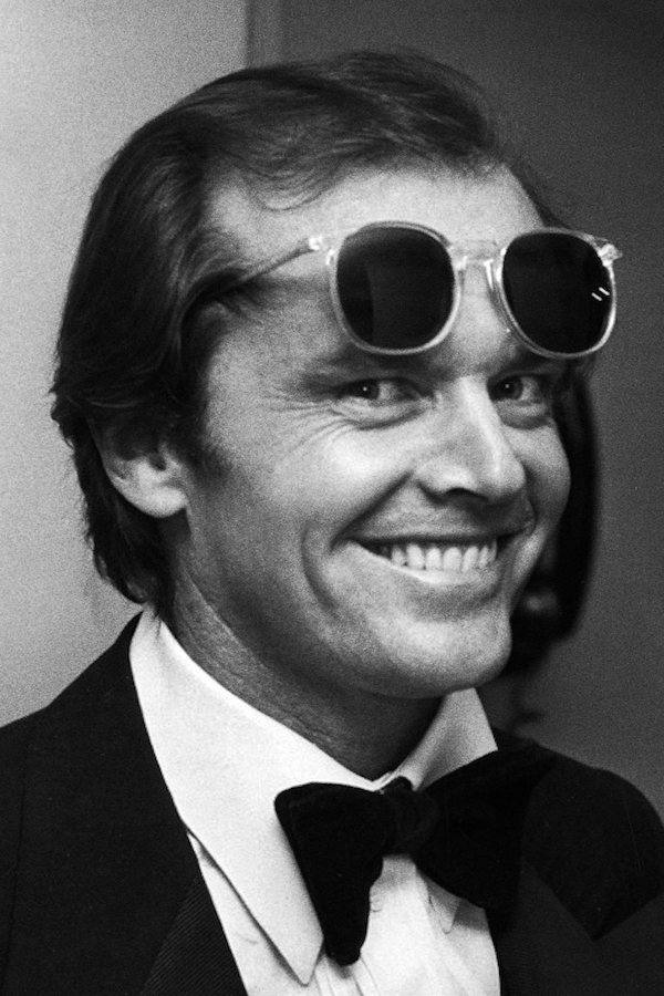 Jack Nicholson at a black tie event in 1978 by Ron Galella.