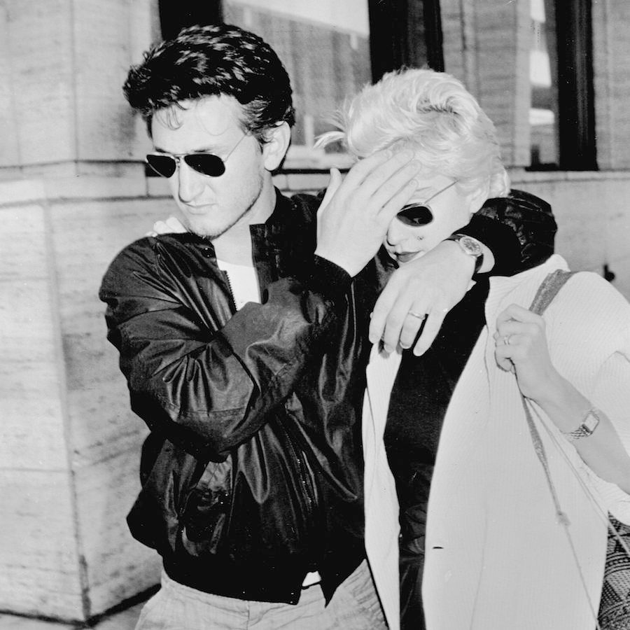 Sean Penn and Madonna by the Lincoln Center, New York, 1986 by Ron Galella.