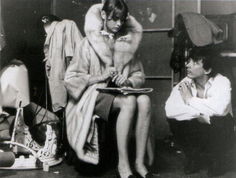 The pair take a break between shoots, captured by Terry O'Neill, 1963.