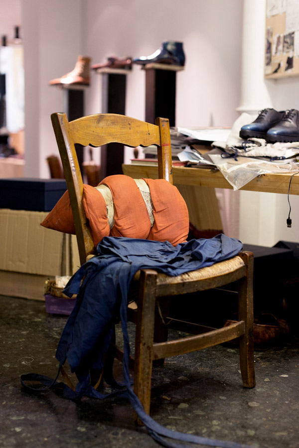 Norma Vilalta's work chair. Photo by Charles-Edouard Woisselin.