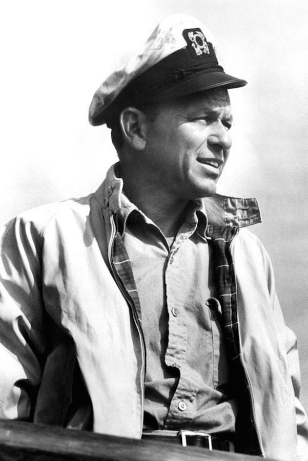 Frank Sinatra wearing a Harrington in Assault on a Queen, 1966.