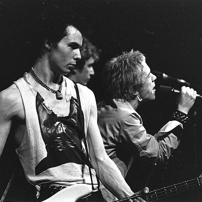 The Sex Pistols perform in Norway in 1977.