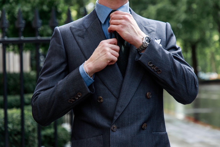 A jacket from Chester Barrie's ready-to-wear line.