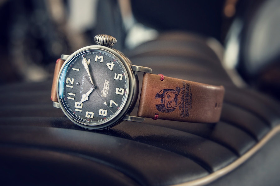 Renowned watchmakers Zenith will be donating a trio of prizes for the auction; a Pilot Ton-Up DGR watch (pictured above), a manufacture tour and lunch with the brand’s new CEO, Julien Tornare.