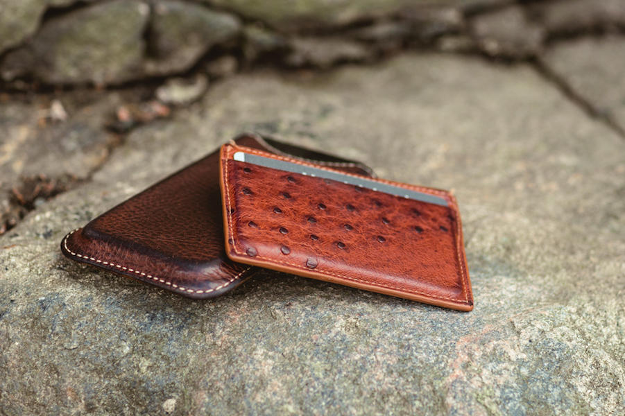 “My credit card case is vintage leather and was given to me as a gift about fifteen years ago. It has only aged with beauty.”