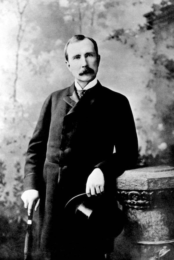 The ambitious and business savvy John Rockefeller Senior aged 45. Photograph by Everett Collection Inc/Alamy Stock Photo.