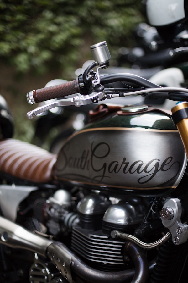 A custom South Garage bike. Photograph by Stéphane Buttice.