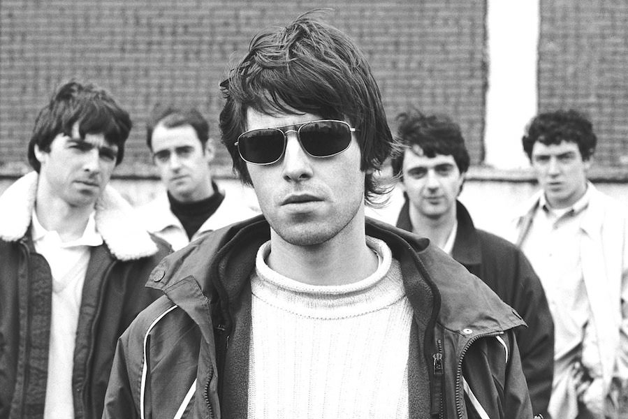 Oasis in Glasgow, 1994. Photo by Steve Double.