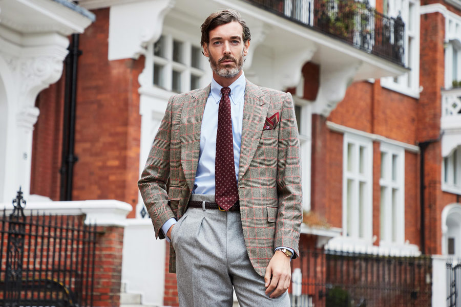 Edward Sexton's first ready-to-wear jacket, launched exclusively with The Rake.