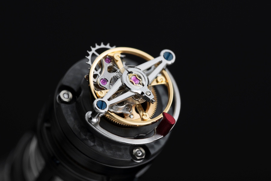 The flying tourbillon in all its glory.