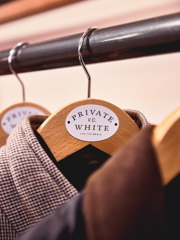 Private White V.C.'s slogan 'For the Brave' is inspired by the brand's namesake, soldier Jack White, who was awarded a Victoria Cross for his bravery in the war.