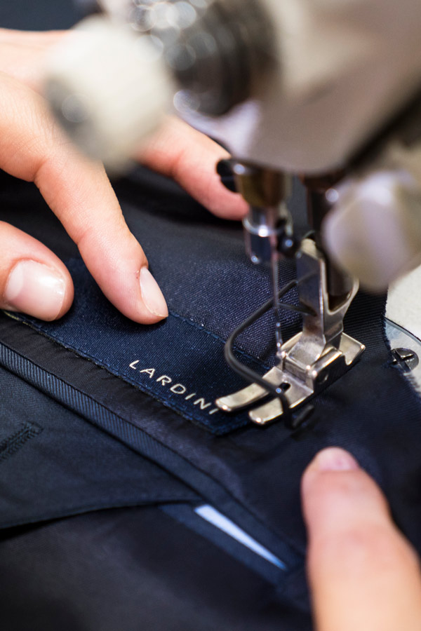 Lardini's meticulous craft processes.