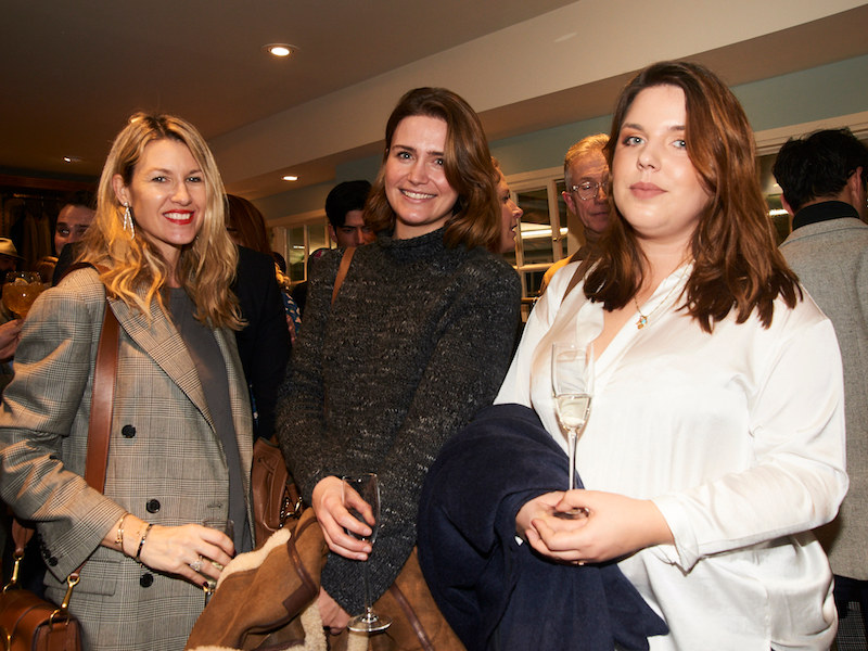 Ralph Lauren's Sadie Mantovani and Alexandra Walshaw and The Rake's Senior Stylist Jo Grzeszczuk.