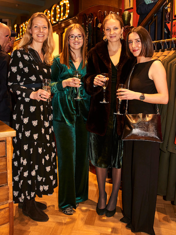 Ludwig Reiter's Viktoria Gruener, The Rake's Copywriter Megan Plenderleith, Online Editorial Associate Anna Prendergast and Marketing Assistant Phoebe Fox.