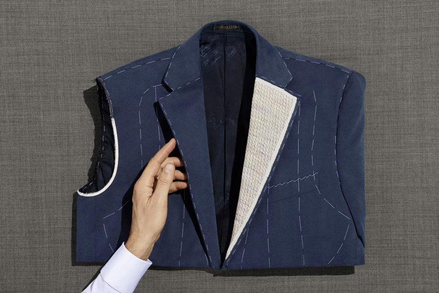 Corneliani employs 500 tailors, seamstresses and pattern makers.