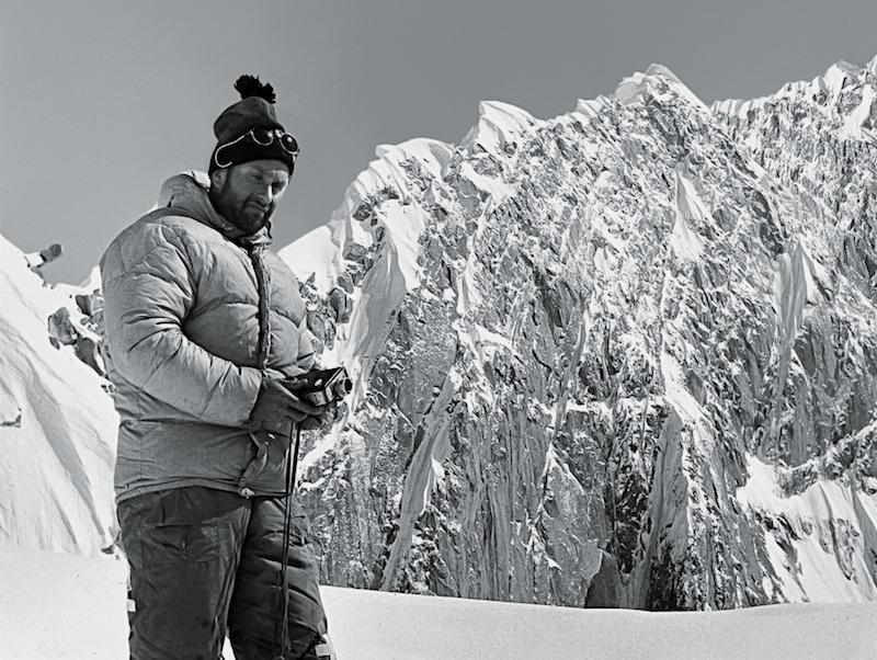 Lionel Terray wearing Moncler in Alaska, 1964.