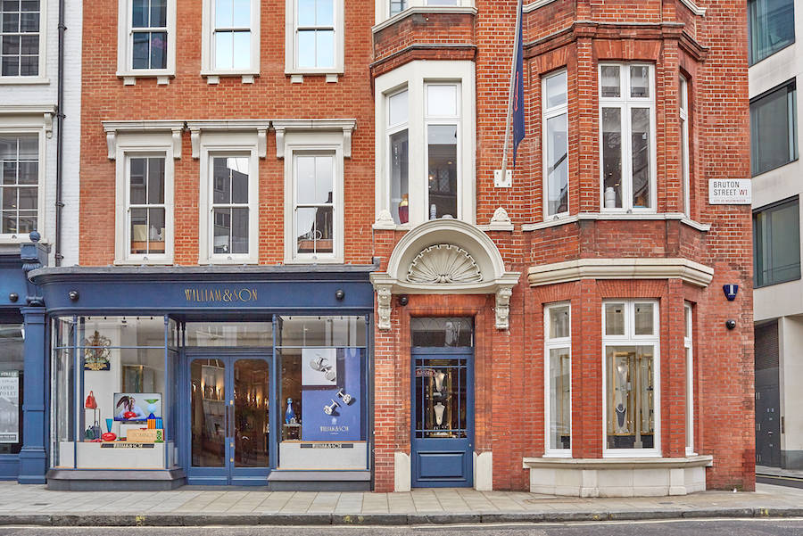 The William & Son flagship store in Bruton Street, London.