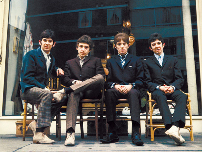 The Small Faces wear light suede chukkas in a promotional photograph for the band, with high-buttoning single-breasted blazers and haircuts that didn't age as well as their footwear.