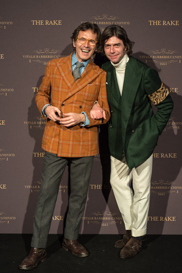 Valentino Ricci (right).