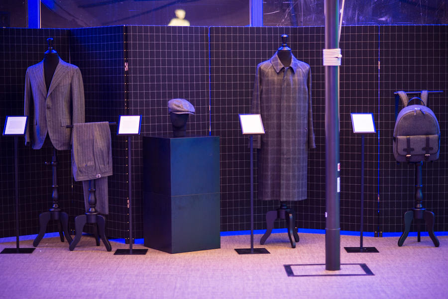 The VBC x The Rake collection on display at La Loggia in Florence.