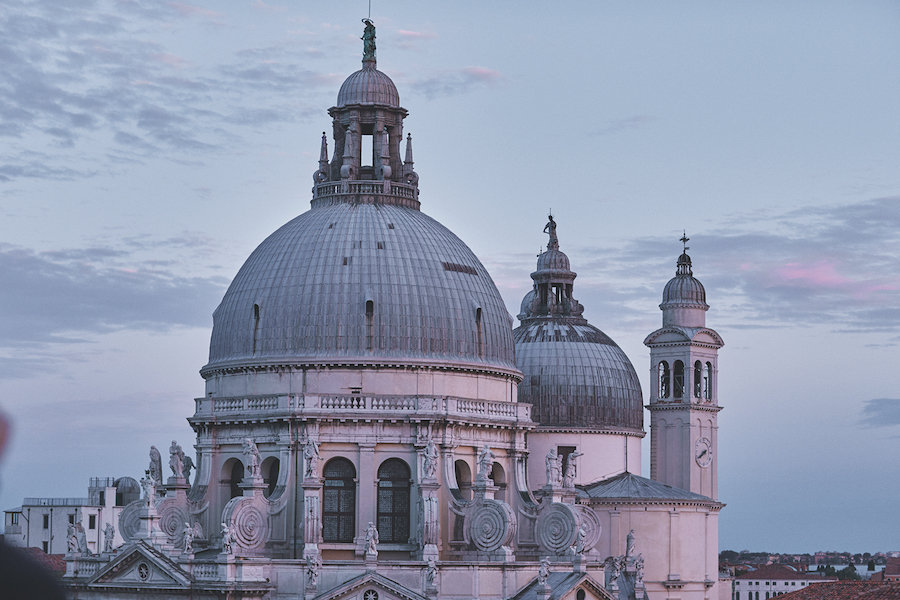 The Santa Maria della Salute in Venice, Italy.