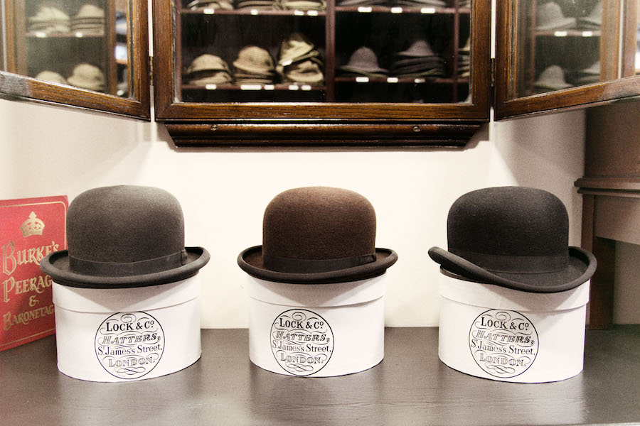 Lock & Co. Hatters is one of the oldest milliners in London, and Churchill frequented the store for Homburgs and bowlers.